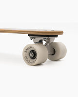 Skateboard Banwood, din lemn natural, alb, 3 ani+