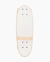 Skateboard Banwood, din lemn natural, alb, 3 ani+