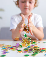 Set Bagheta Magnetica, Learn & Grow, 100 Chips cu Rama Metalica