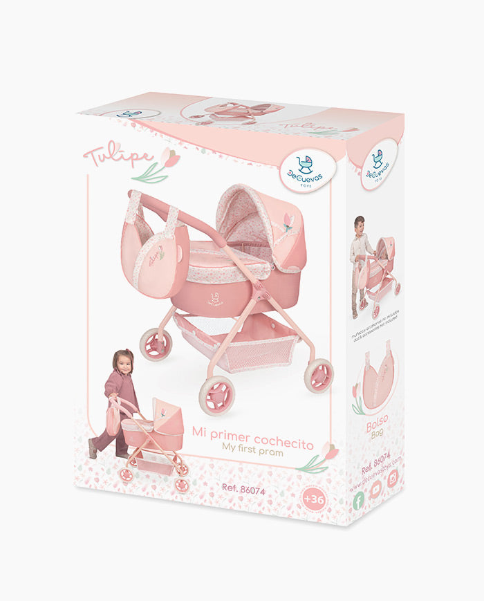 Carucior pentru papusi, Decuevas, Tulipe cu gentuta, 3 ani+