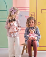 Papusa Llorens, Roberta cu rochita alba, cu sunete, 33 cm