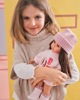 Papusa Llorens, Sara cu rochita roz BFF, 35 cm