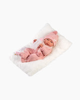 Papusa Llorens, Nica cu perinita pufoasa si biberon, 40 cm