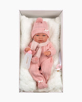 Papusa Llorens, Nica cu perinita pufoasa si biberon, 40 cm