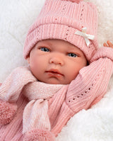 Papusa Llorens, Nica cu perinita pufoasa si biberon, 40 cm