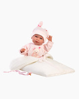 Papusa Llorens, Abril cu saculet de dormit, cu sunete, 42 cm