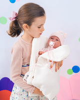 Papusa Llorens, Abril cu saculet de dormit, cu sunete, 42 cm