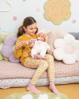 Papusa Llorens, Lea cu bentita si biberon, cu sunete, 45 cm