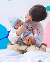 Papusa Llorens, Tino cu perinita albastra, 43 cm