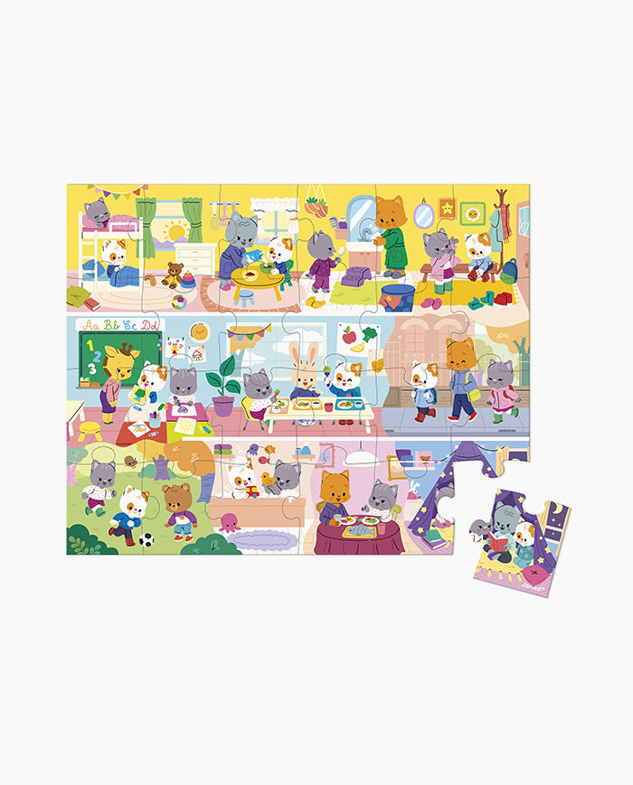 Puzzle Ritualuri, Janod, 24 piese, 3 ani+