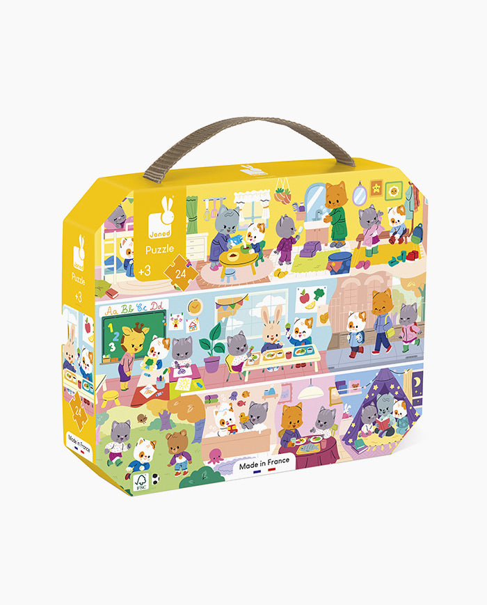 Puzzle Ritualuri, Janod, 24 piese, 3 ani+