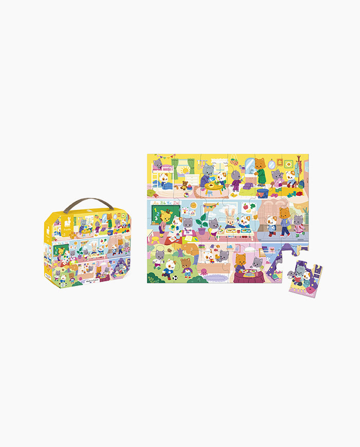 Puzzle Ritualuri, Janod, 24 piese, 3 ani+