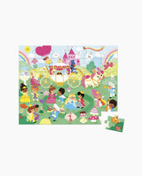 Puzzle Printese, Janod, cu cutie gentuta, 36 piese, 4 ani+