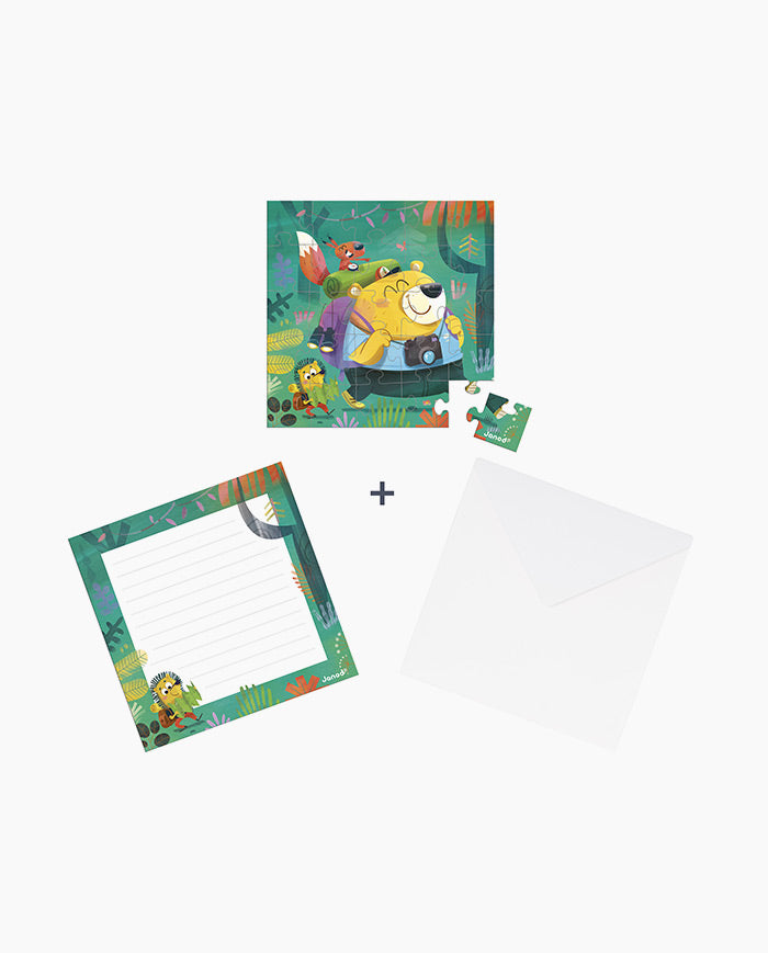 Puzzle Drumetii, Janod, 25 piese, 3 ani+
