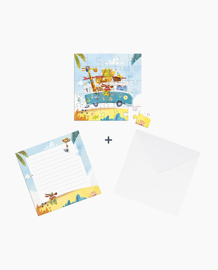 Puzzle Calatorie, Janod, 25 piese, 3 ani+