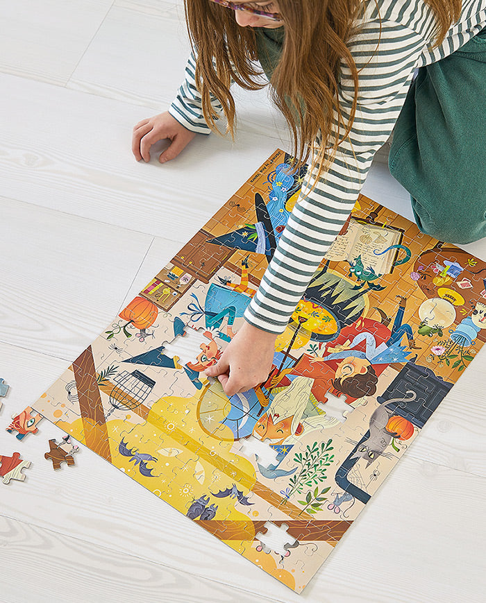 Puzzle Magie, Janod, 200 piese, 7 ani+