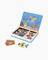 Joc educativ magnetic, Janod, Magneti’book Pestisori, 40 piese, 3 ani+