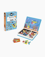 Joc educativ magnetic, Janod, Magneti’book Pestisori, 40 piese, 3 ani+