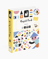 Joc educativ magnetic, Janod, Magneti’book Modele si forme, 115 piese, 3 ani+