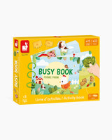 Carte cu activitati, Janod, Ferma, 158 piese magnetice, Franceza-Engleza, 3 ani+
