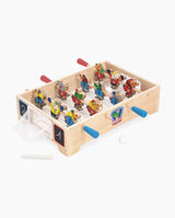 Mini masa de Hockey, Janod, Applepop, din lemn, 3 ani+