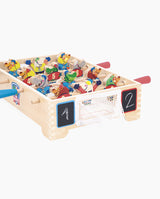 Mini masa de Hockey, Janod, Applepop, din lemn, 3 ani+