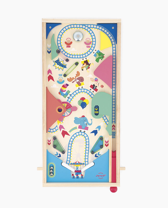 Joc pinball, Janod, Applepop, din lemn, 5 ani+