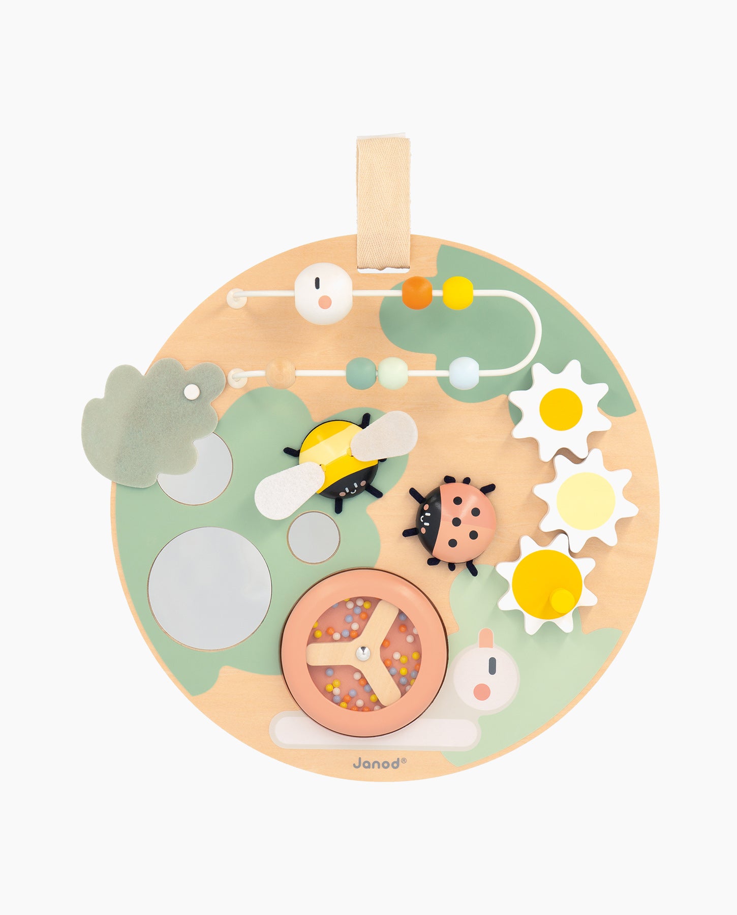 Panou cu activitati, Janod, Sweet Cocoon, 12 luni+