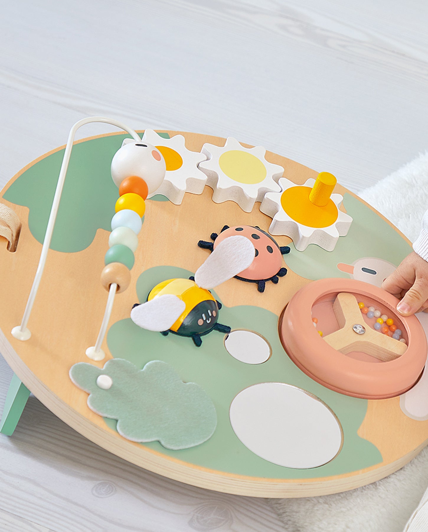 Panou cu activitati, Janod, Sweet Cocoon, 12 luni+