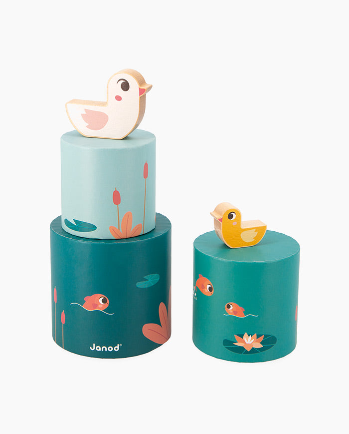 Cutie cu activitati, Janod, set 4 produse, 12 luni+