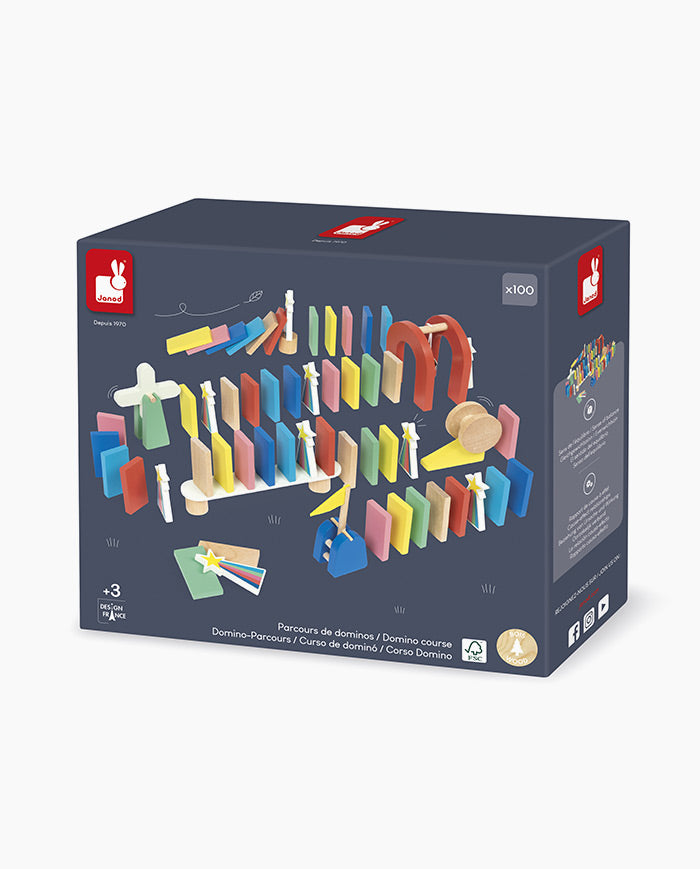 Joc Domino, Janod, 100 piese, 3 ani+