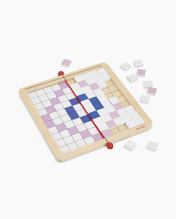 Joc educativ, Janod, simetrie, codare si mozaic, 5 ani+