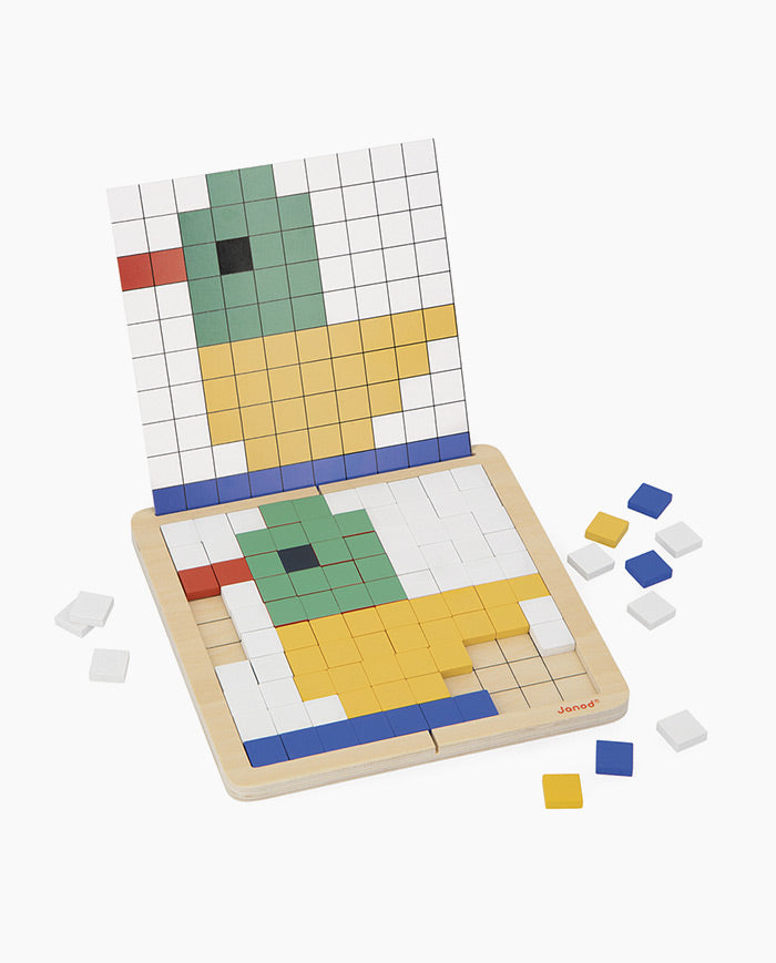 Joc educativ, Janod, simetrie, codare si mozaic, 5 ani+