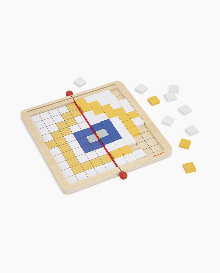 Joc educativ, Janod, simetrie, codare si mozaic, 5 ani+