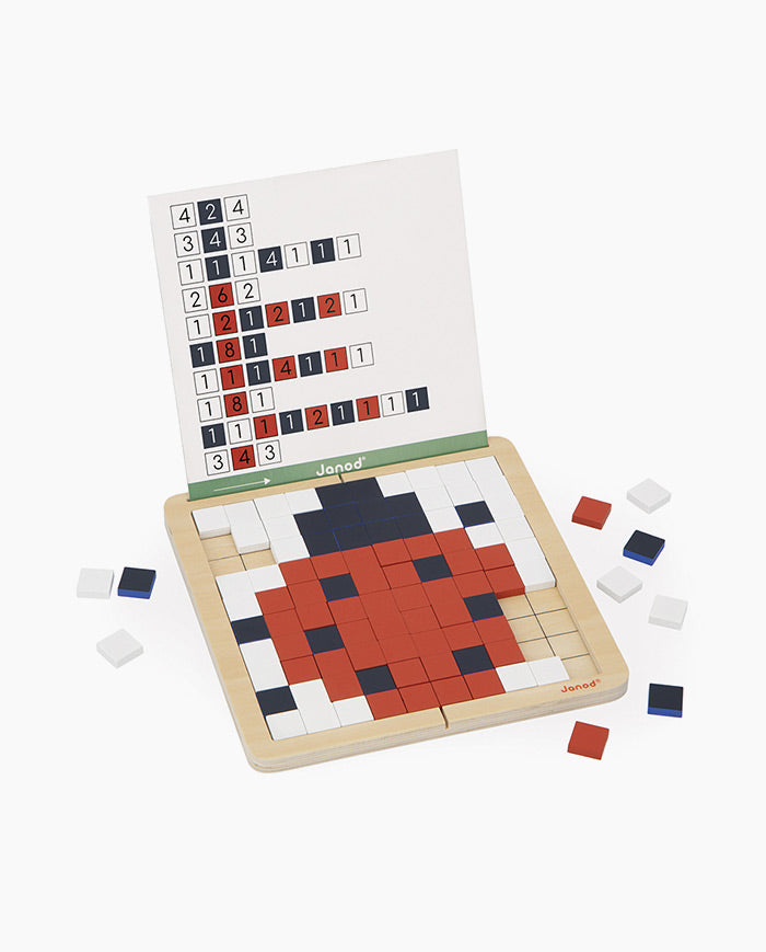 Joc educativ, Janod, simetrie, codare si mozaic, 5 ani+