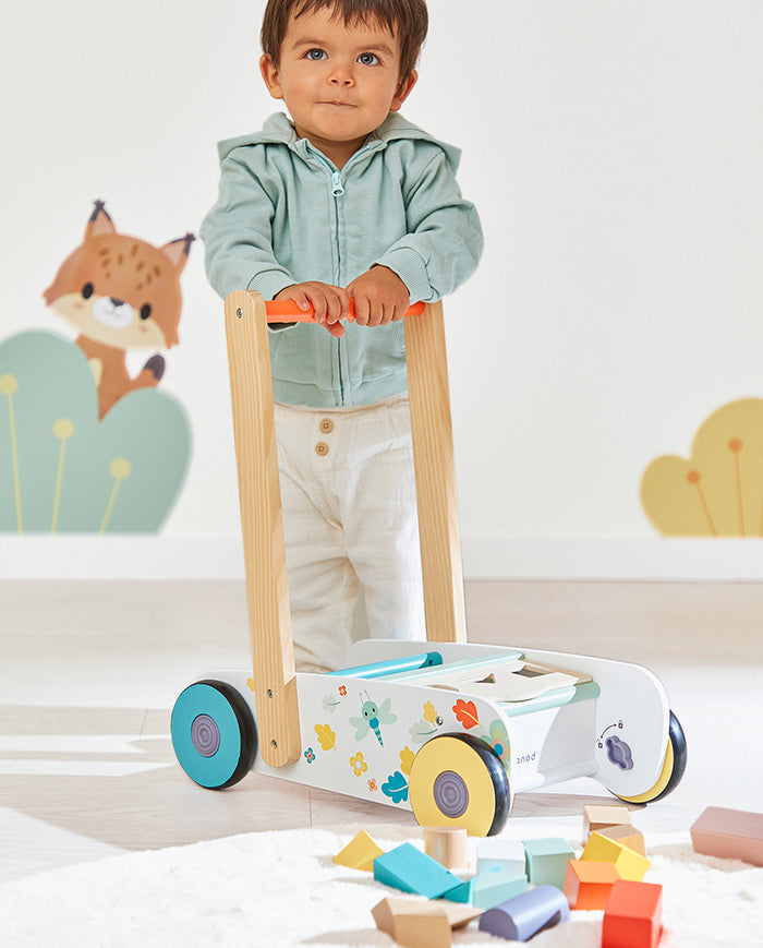 Premergator din lemn multi-activitati, Janod, 12 luni+