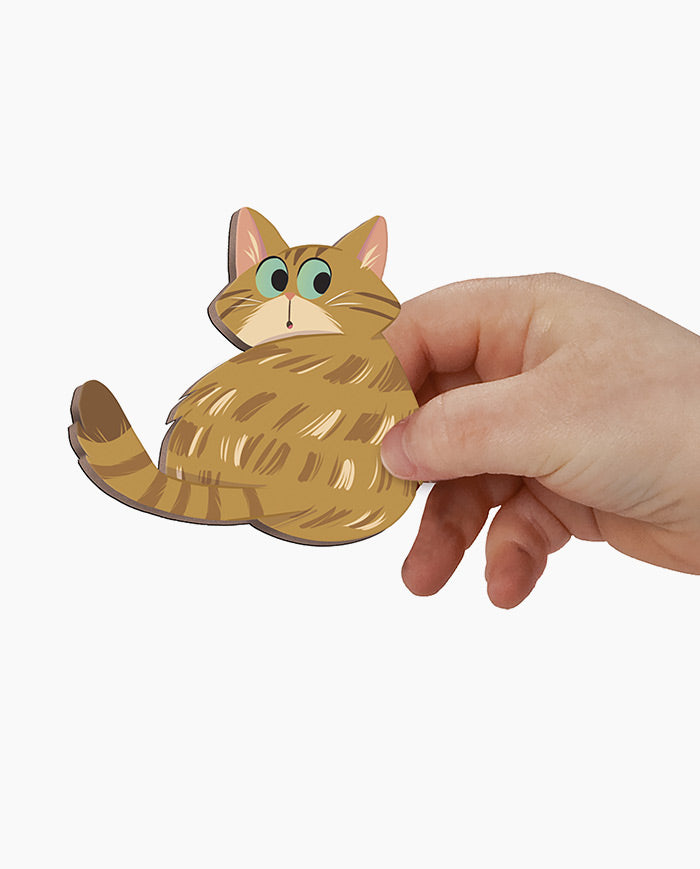 Joc plansa cu piese magnetice, Janod, Magneti'stories, pisici, 3 ani+