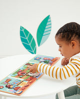 Joc plansa cu piese magnetice, Janod, animale de companie, 3 ani+