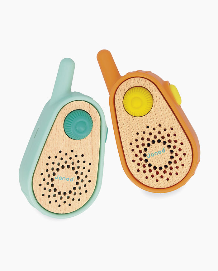 Set de 2 statii walkie-talkie, Janod, 3 ani+