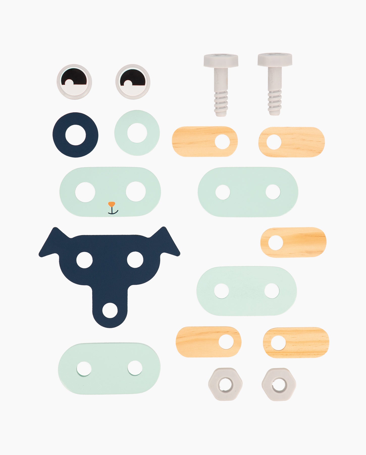 Animalute, Janod, Brico'Kids, de construit, 3 ani+