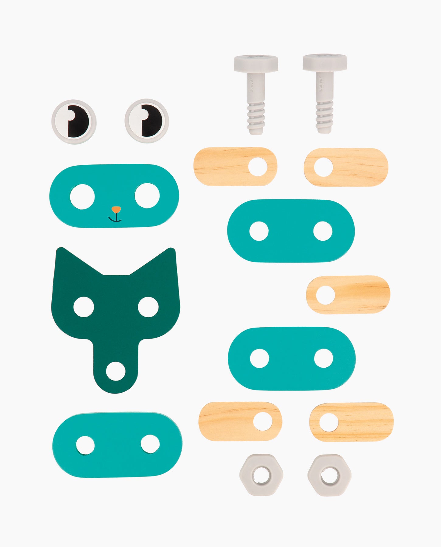 Animalute, Janod, Brico'Kids, de construit, 3 ani+