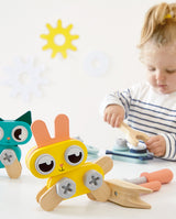 Animalute, Janod, Brico'Kids, de construit, 3 ani+