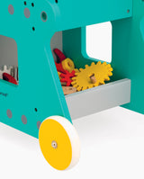 Banc de lucru mobil, Janod, Brico'Kids, Robot, cu 38 accesorii, 18 luni+