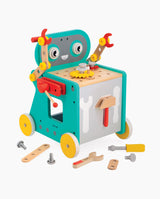 Banc de lucru mobil, Janod, Brico'Kids, Robot, cu 38 accesorii, 18 luni+