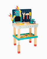 Banc de lucru, Janod, Brico'Kids, Robot, de construit, 60 accesorii, 3 ani+