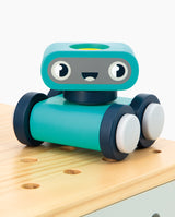 Banc de lucru, Janod, Brico'Kids, Robot, de construit, 60 accesorii, 3 ani+