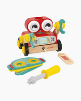 Robot din lemn, Janod, Brico’Kids, 48 piese, 2 ani+