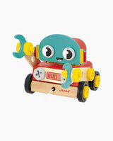 Robot din lemn, Janod, Brico’Kids, 48 piese, 2 ani+