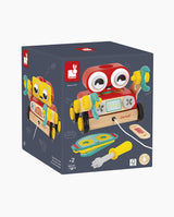 Robot din lemn, Janod, Brico’Kids, 48 piese, 2 ani+