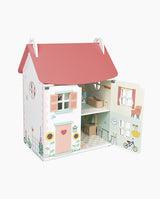 Casuta de papusi din lemn, Janod, 15 accesori, 3 ani+